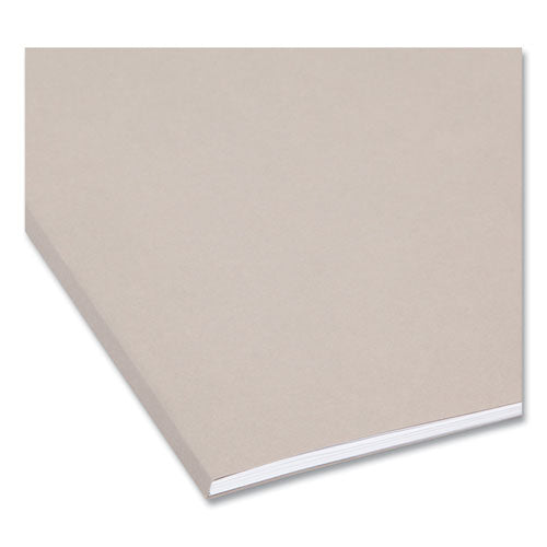 Tuff Hanging Folders With Easy Slide Tab, Letter Size, 1/3-cut Tabs, Steel Gray, 18/box.