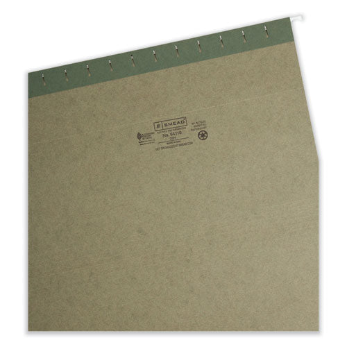 Hanging Folders, Legal Size, Standard Green, 25/box.