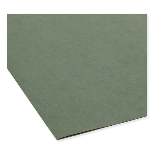 Box Bottom Hanging File Folders, 3" Capacity, Letter Size, Standard Green, 25/box.