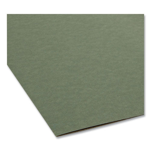Box Bottom Hanging File Folders, 2" Capacity, Legal Size, Standard Green, 25/box.