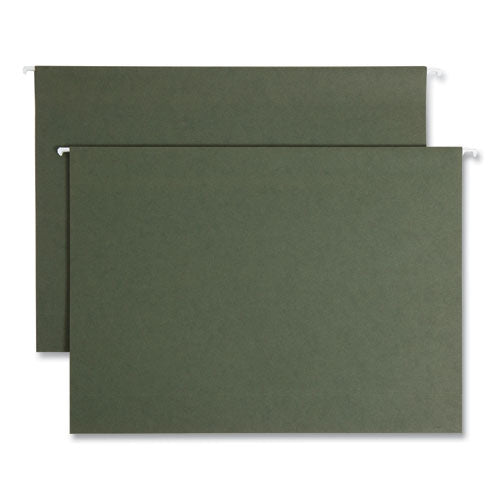 Box Bottom Hanging File Folders, 3" Capacity, Legal Size, Standard Green, 25/box.