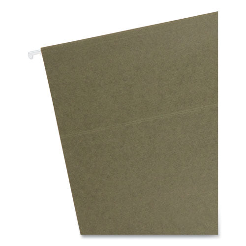 Box Bottom Hanging File Folders, 2" Capacity, Letter Size, Standard Green, 25/box.