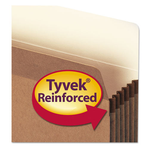 Redrope Drop Front File Pockets, 5.25" Expansion, Legal Size, Redrope, 50/box.