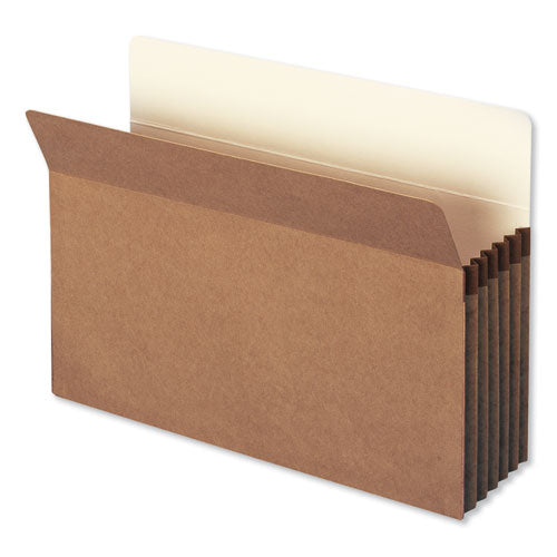 Redrope Drop Front File Pockets, 5.25" Expansion, Legal Size, Redrope, 50/box.