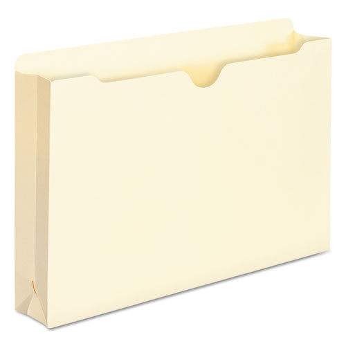 Manila File Jackets, 1-ply Straight Tab, Legal Size, Manila, 50/box.