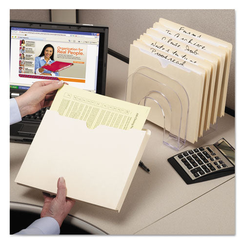 Manila File Jackets, 1-ply Straight Tab, Legal Size, Manila, 50/box.