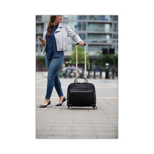 Mobile Solution Mobile Office Case, Fits Devices Up To 15.6", Nylon, 16.5 X 7 X 15.5, Black.