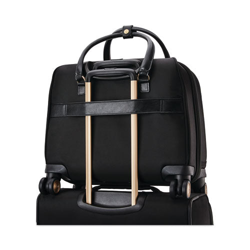 Mobile Solution Mobile Office Case, Fits Devices Up To 15.6", Nylon, 16.5 X 7 X 15.5, Black.