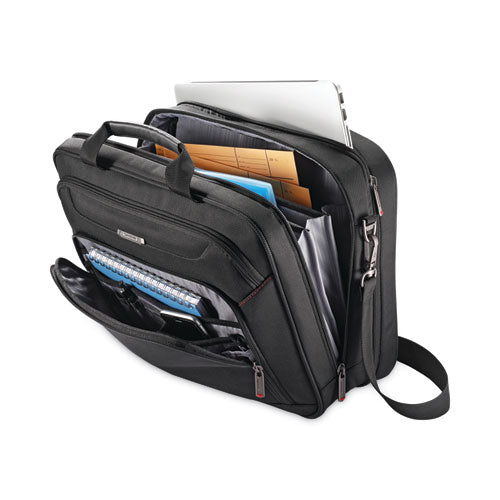 Xenon 3 Toploader Briefcase, Fits Devices Up To 15.6", Polyester, 16.5 X 4.75 X 12.75, Black.