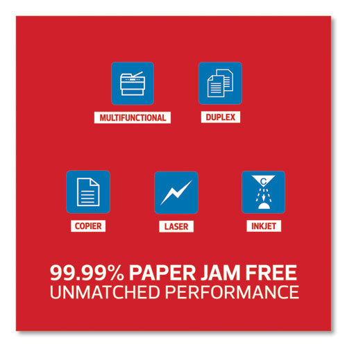 Premium Multipurpose Copy Paper, 97 Bright, 20 Lb Bond Weight, 8.5 X 11, White, 500 Sheets/ream, 5 Reams/carton
