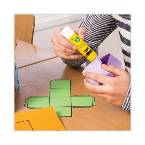 Stic Permanent Glue Stick, 1.41 Oz, Applies And Dries Clear.