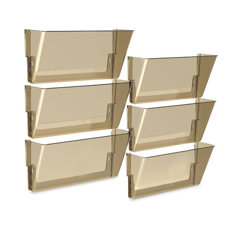 Wall File, Legal Size, 16" X 4" X 7", Smoke.