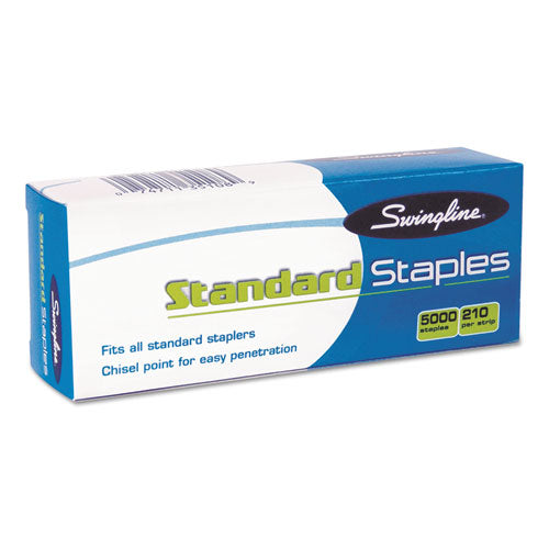 S.f. 1 Standard Staples, 0.25" Leg, 0.5" Crown, Steel, 5,000/box.