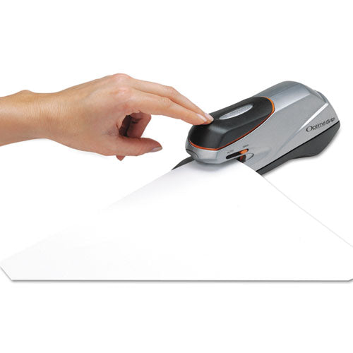 Optima Grip Electric Stapler, 20-sheet Capacity, Black/silver.