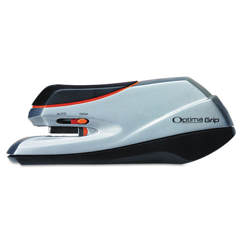Optima Grip Electric Stapler, 20-sheet Capacity, Black/silver.
