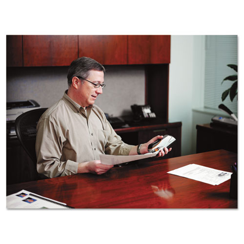 Optima Grip Electric Stapler, 20-sheet Capacity, Black/silver.