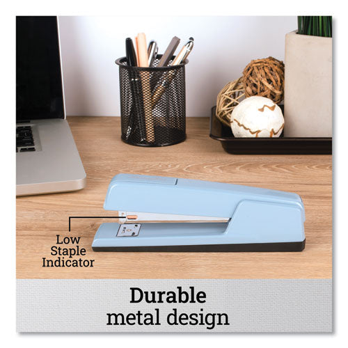747 Classic Full Strip Stapler, 30-sheet Capacity, Sky Blue.