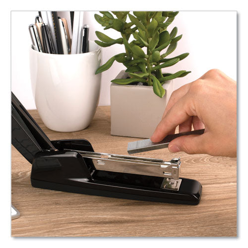 747 Business Full Strip Desk Stapler, 30-sheet Capacity, Black.