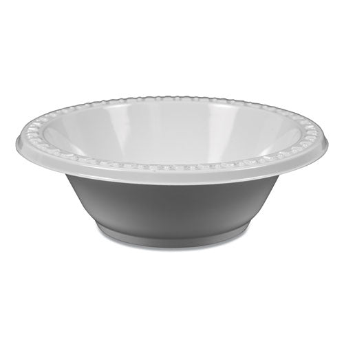 Plastic Dinnerware, Bowl, 5 Oz, White, 125/pack.