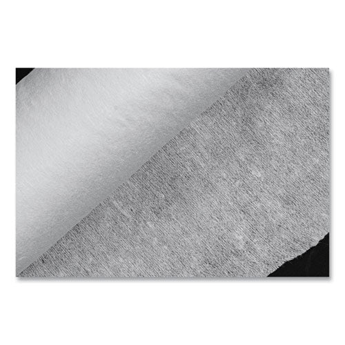 Linen-soft Non-woven Polyester Banquet Roll, Cut-to-fit, 40" X 50 Ft, White.