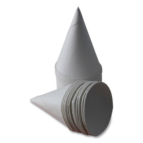 Cone Cups, 4.5 Oz, White, 5,000/carton