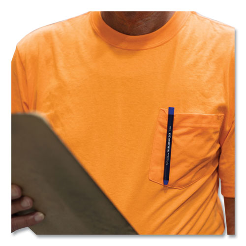 Wax-based Marking Pencil, 4.4 Mm, Blue Wax, Navy Blue Barrel, 10/box.