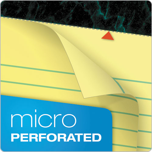 Docket Ruled Perforated Pads, Wide/legal Rule, 50 Canary-yellow 8.5 X 14 Sheets, 12/pack.