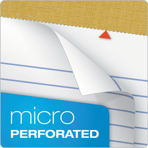 Legal Pad Plus Ruled Perforated Pads With 40 Pt. Back,Narrow Rule, 50 White 5 X 8 Sheets, Dozen