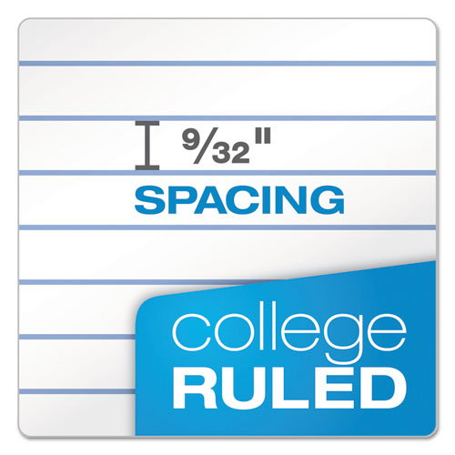 Second Nature Single Subject Wirebound Notebooks,Medium/college Rule, Light Blue Cover, (80) 9.5 X 6 Sheets