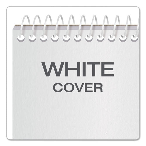 Reporter’s Notepad, Wide/legal Rule, White Cover, 70 White 4 X 8 Sheets, 12/pack.