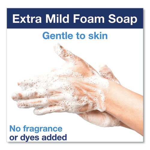 Extra Mild Foam Soap, Unscented, 1 L Refill, 6/carton.