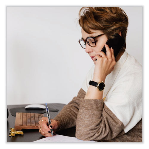 Signo 207 Needle Point Gel Pen, Retractable,Medium 0.7 Mm, Black Ink, Clear/black Barrel, Dozen