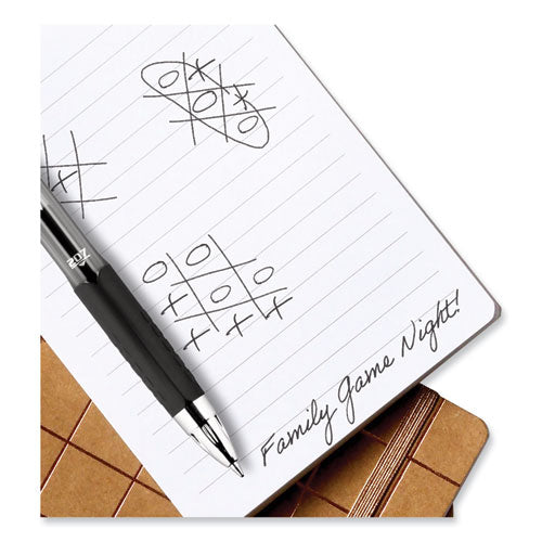 Signo 207 Gel Pen Value Pack, Retractable,Medium 0.7 Mm, Black Ink, Smoke/black Barrel, 36/box