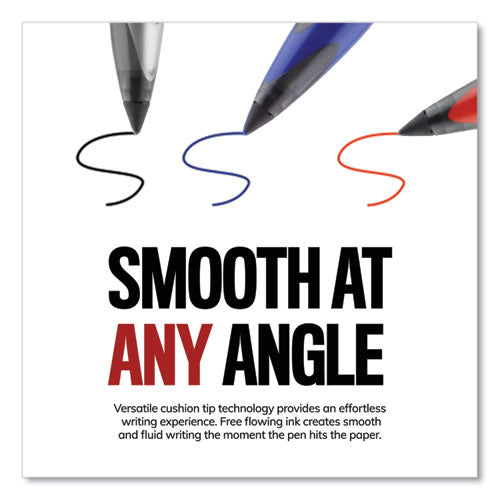 Air Porous Rollerball Pen, Medium 0.7 Mm, Black Ink/barrel, Dozen.