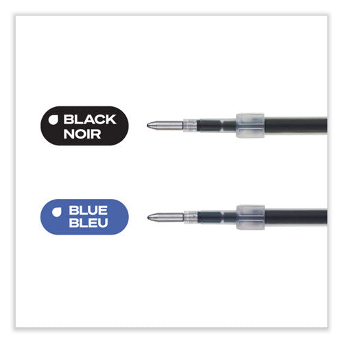 Refill For Jetstream Rt Pens, Bold Conical Tip, Black Ink, 2/pack.