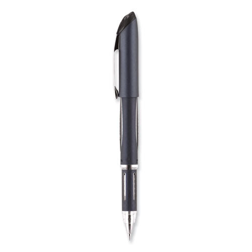 Jetstream Hybrid Gel Pen, Stick, Fine 0.7 Mm, Black Ink, Black/silver Barrel.