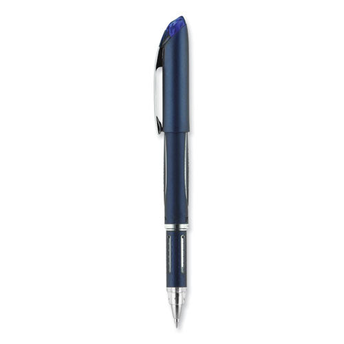 Jetstream Hybrid Gel Pen, Stick, Fine 0.7 Mm, Blue Ink, Blue/silver Barrel.