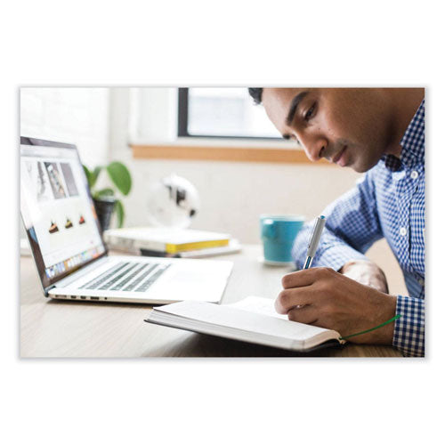 Vision Roller Ball Pen, Stick, Fine 0.7 Mm, Pink Ink, Silver/pink/clear Barrel, Dozen.