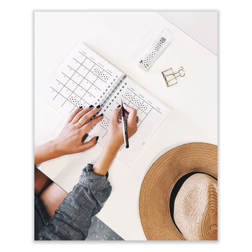 207 Impact Gel Pen, Stick, Bold 1 Mm, Black Ink, Silver/black Barrel.