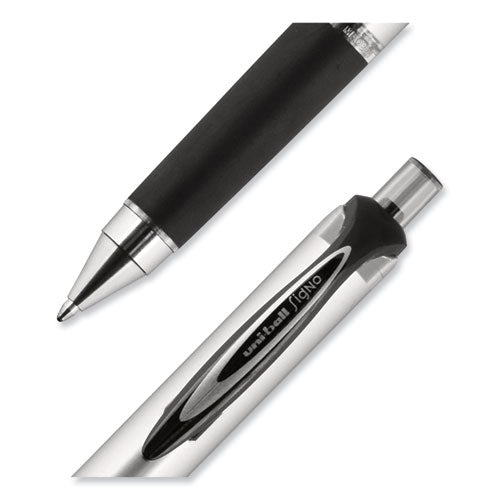 207 Impact Gel Pen, Retractable, Bold 1 Mm, Black Ink, Black Barrel.