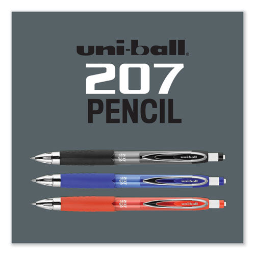 207 Mechanical Pencil, 0.7 Mm, Hb (#2), Black Lead, Blue Barrel, Dozen.
