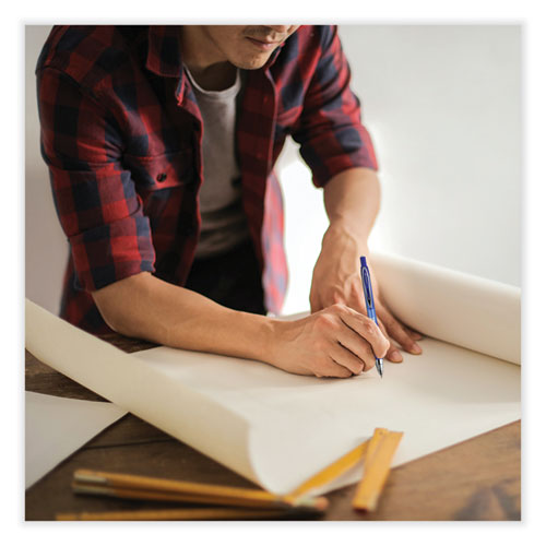 207 Mechanical Pencil, 0.7 Mm, Hb (#2), Black Lead, Blue Barrel, Dozen.