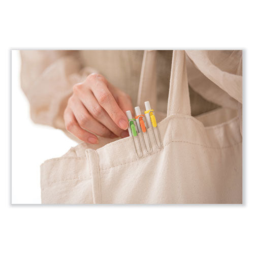 Unione Gel Pen, Retractable, Medium 0.7 Mm, Black Ink, White/black Barrel, Dozen.