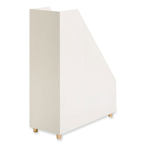 Juliet Magazine Holder, 3.75 X 9.75 X 11.77, White.
