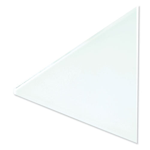 Floating Glass Dry Erase Board, 35 X 23, White.