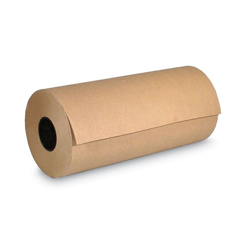 High-volume Heavyweight Wrapping Paper Roll, 50 Lb Wrapping Weight Stock, 24" X 720 Ft, Brown