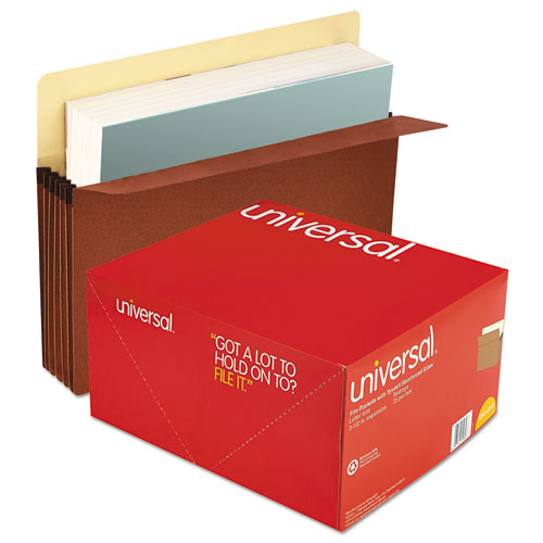 Redrope Expanding File Pockets, 3.5" Expansion, Letter Size, Redrope, 25/box