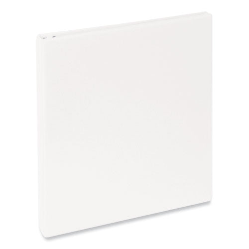 Slant D-ring View Binder, 3 Rings, 0.5" Capacity, 11 X 8.5, White.
