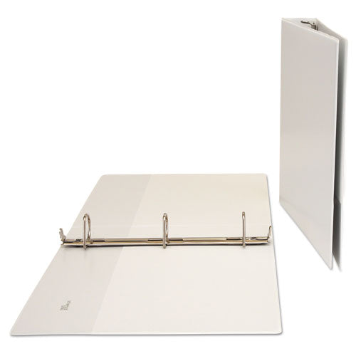 Slant D-ring View Binder, 3 Rings, 1.5" Capacity, 11 X 8.5, White.