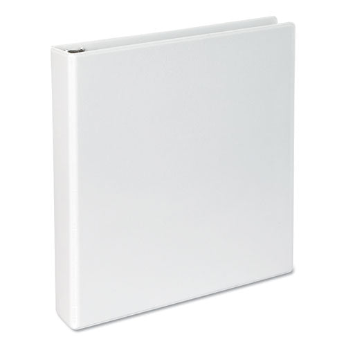 Slant D-ring View Binder, 3 Rings, 1.5" Capacity, 11 X 8.5, White.